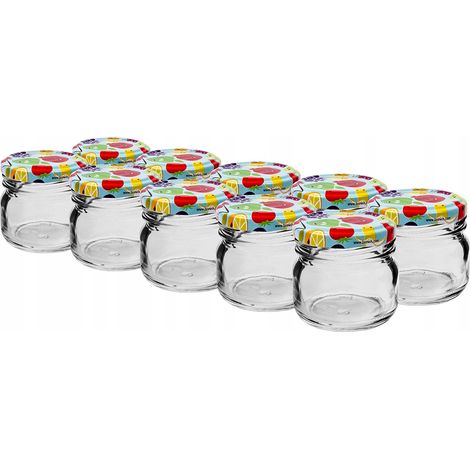 Tarro de cristal con tapón de rosca TO fi43 30ml - 10 uds