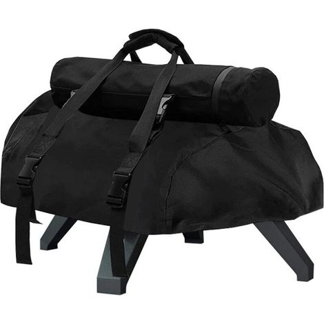Hotte de four à pizza portable noire 420D avec sac de cheminée amovible, adaptée au modèle karu12 (3216,58,3 pouces) (1/5)