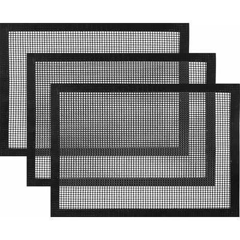 Filiyano-Grille de barbecue en fibre de verre pour barbecues à gaz et à charbon et fumoirs à granulés - Robuste, réutilisable et facile à nettoyer (1/5)
