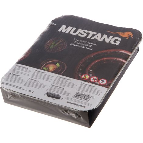 Grill Mustang 182742 Einweg Holzkohle 1 Pack