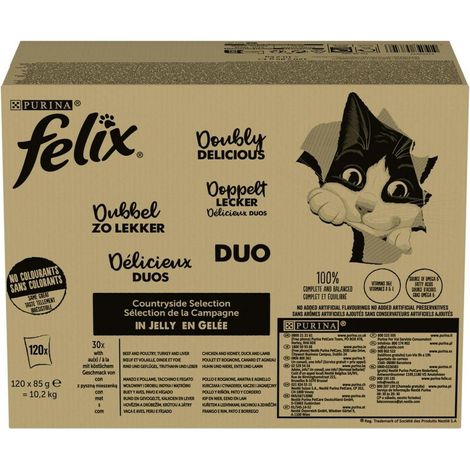 Purina Felix Fantastic Duo Mix Countryside Nassnahrung für Katzen