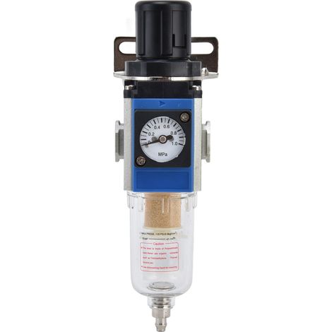 Filtre régulateur pression compresseur air auto bloquant précis jauge inclus capacité coupelle 10CC GFR200-08 PT1/4 (1/5)