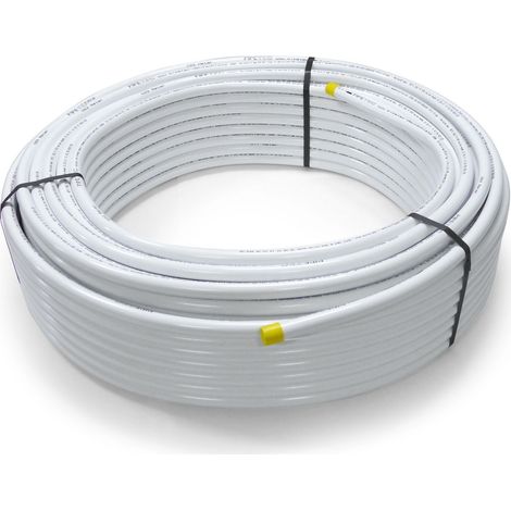 Aluverbundrohr 16x2 mm 25m Mehrschicht-Verbundrohr weiß Verbundrohr (1/5)