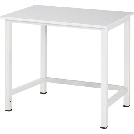 Table de travail Rau plateau mélaminé LxPxH 1000x800x825 mm (1/4)