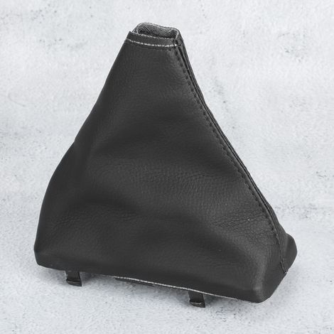Soufflet de pommeau de levier de vitesse, housse de poignée de boîte de vitesses automatique, coutures noires, avec base de montage 8R2Z7210AA, compatible avec Ford Falcon FG FGX (1/5)