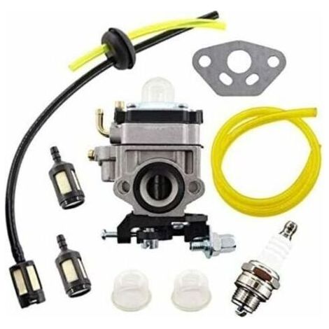 VURAHOME - Kit de Carburateur pour Débroussailleuse AL-KO Alko, Modèles BC410, BC4535, BC4125, avec Tuyau et Filtre à Essence., (1/4)