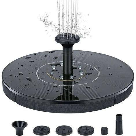 16 cm Solar-Gartenbrunnen – mit integrierter Pumpe – für Garten und Terrasse – elegante Wasserdekoration (1/3)