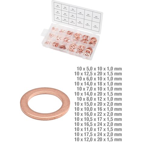 KS Tools - Assortiment de joints cuivre x150 - 970.0040 (1/3)