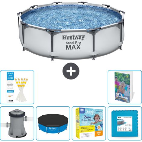 Bestway Steel Pro MAX Rund - 305x76 cm - 7-teilig S276