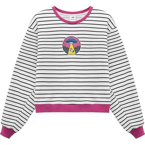 Sweat-shirt d'équitation pour femmes, style galop wear, inspiré de l'enlèvement spatial (1/4)