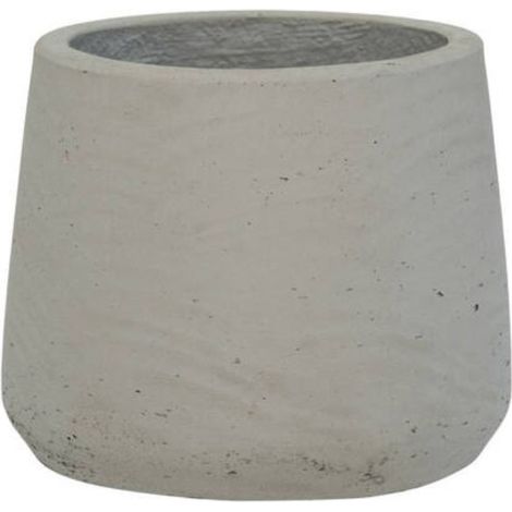 Pot Patt M Gris Effet béton 16,5cm (1/2)