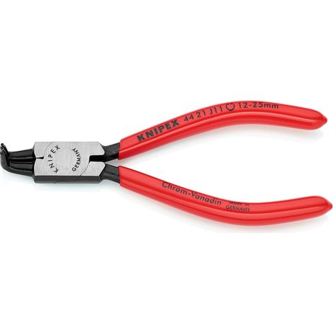 Pince Circlips DIN 5256 D - Alésage:12-25mm - Pointes:1,3mm Coudées à 90° -Longueur : 130 mm - Robuste, Forgée, Pointes Solides Antidérapantes - 44 21 J11 (1/5)