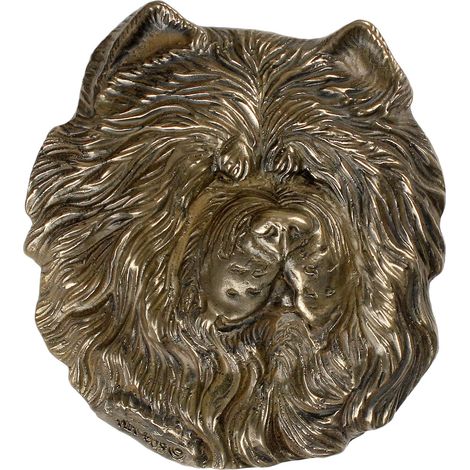 Chow Chow: una placa conmemorativa con un perro, una nota de agradecimiento personalizada, un premio, un diploma con una dedicatoria de la marca Art-Dog. (1/3)