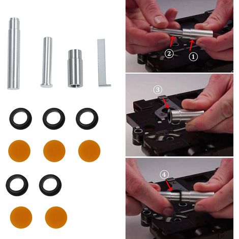 Ortviai Kit de réparation et outil d'installation pour pressostat compatible GM 6T70/6T75/6L80/6L45, alliage d'aluminium (1/5)