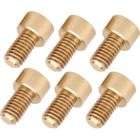 50 Vis en Cuivre M6x10mm à Tête Hexagonale Creuse pour Quincaillerie et Outillage Industriel (1/5)