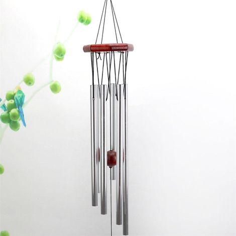Windspiele für den Außenbereich, Gartendekoration, Heimdekoration, Hängende Windspiele aus Metall für den Innenbereich (1/5)