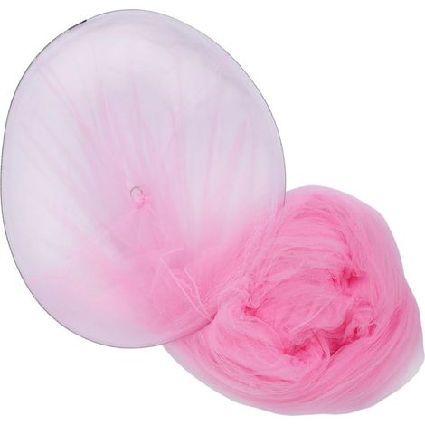 Moustiquaire pour lit d'enfant, rideau suspendu en dentelle rose (1/5)