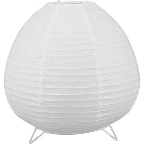 Lampe de table en papier de riz, lumière chaude, ampoule E14, installation facile, lampe de bureau en papier de riz pour chambre ou bureau, prise UE 100-240 V (1/5)