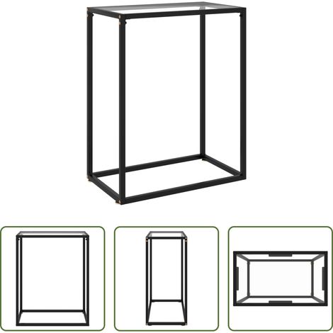 Hartglas - Konsolentisch Transparent 60x35x75 cm Hartglas (1/5)