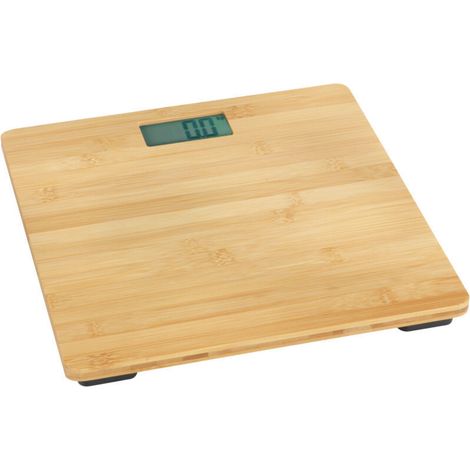 MYSELOXYPèse-personne électronique, en bambou. 30 x 30centimètre, - MYSELOXYPèse-personne électronique, en bambou. 30 x 30centimètre, (1/5)
