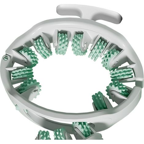 Manuelle Muskelmassagerolle, abnehmbarer Ring, multifunktional, geeignet für Beine, Nacken, Arme und Füße, beseitigt Cellulite effektiv. (1/5)