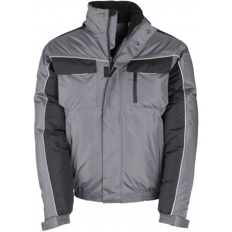 Giacca smart work taglia xxl grigio/nero caldo e confortevole