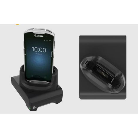 Caricabatterie Interno Nero per Dispositivi Mobili Zebra CRD-TC51 con Cavo di Alimentazione da 12V DC 4.16A