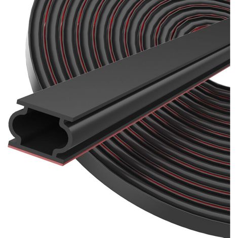 Joint de porte autocollant en caoutchouc TPE 6 m – Flexible, étanche, 12 mm x 8 mm – Pour espaces de 3 à 8 mm – Protection contre le bruit et le froid (1/5)