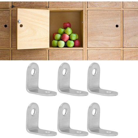 Dickwandiger Eckwinkel aus Edelstahl für Regale, rechtwinkliger L-Winkel (1/5)