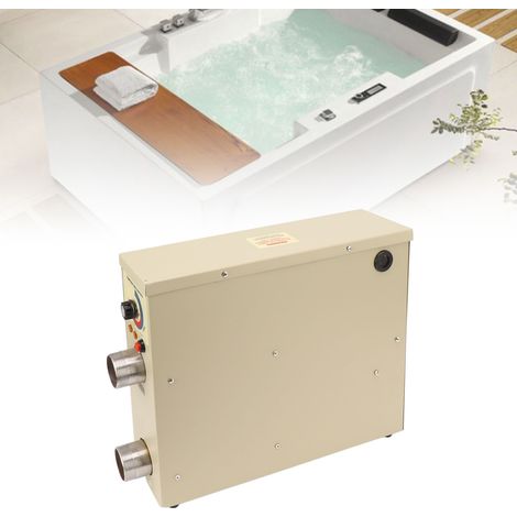Heizthermostat für Spa und Pool – 11-kW-Edelstahl-Heizpumpe mit automatischer Temperaturregelung (1/5)