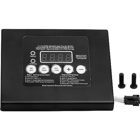 Pièce de rechange compatible 990050048 Panneau de commande numérique pour écran LED Masterbuilt compatible avec Masterbuilt ESQ30B, ESQ30S, 20070106, 20070108, 20070206 et autres fumeurs électriques (1/5)