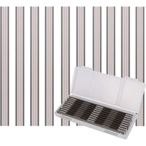 10 Pièces Ensemble de Rabot Electrique Lame, 82x5.5x1.1mm, pour Rabots Makita, Black & Decker, Bosch, DeWalt et Elu (1/5)