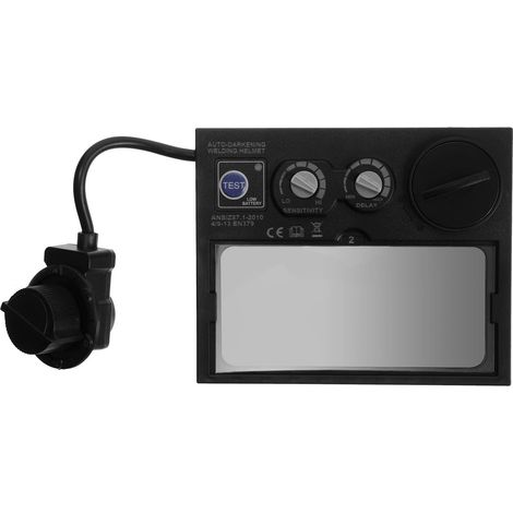 Lentille de Protection pour Casque de Soudage Automatique en Plastique Noir, Confortable et Résistante, pour Découpe et Meulage, Remplacement de Lentille de Soudage (1/5)