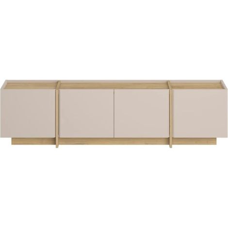 Mobile TV 4 porte decorazione cachemire e rovere zaffiro L180 cm - ONYX