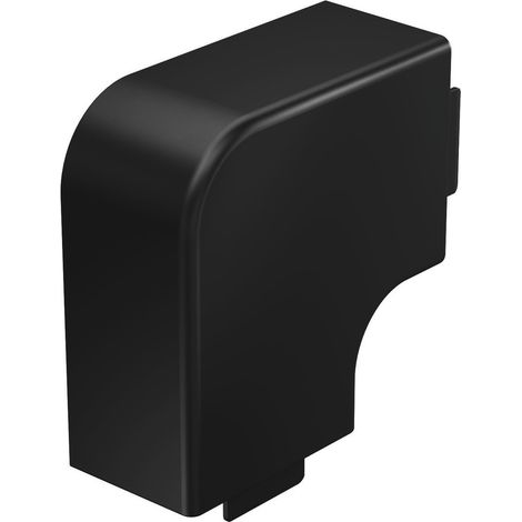 OBO Bettermann Couvercle d'angle plat 40x60 polychlorure de vinyle noir foncé RAL 9005, 6191792