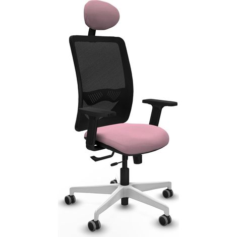 Silla de oficina piqueras y crespo Zulema negro respaldo fijo soporte lumbar (1/2)