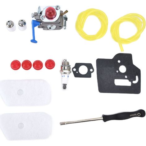 C1Q-W40A 545081848 Kit de joints pour carburateur, filtre à air et conduite de carburant pour débroussailleuse Husqvarna 128LD 128L 128C 128CD (1/5)