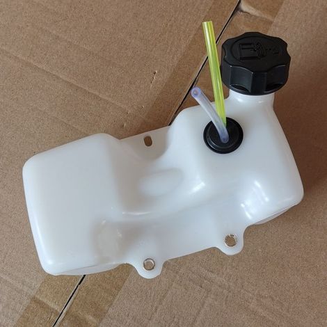 TU26 TU26 1E33F Kraftstofftank, Kunststoff-Kraftstofftank mit Kraftstoffleitungsanschluss, geeignet für Mitsubishi TU26 Motoren. (1/4)