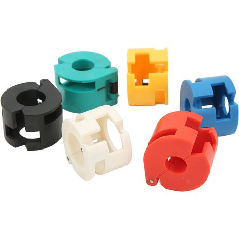 Jeu de 6 outils de déconnexion pour raccords à verrouillage à ressort, démonteur de conduites de climatisation, universel, pour lignes de carburant AC. (1/5)
