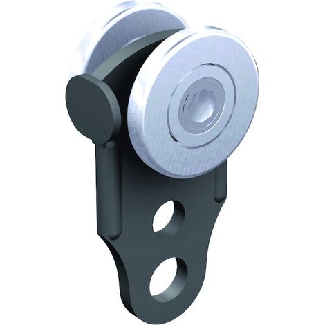 Mantion – Chariot pour système de manutention aérienne 2731 – Galets en acier montés sur billes – Charge max 10 kg – Compatible avec rail 3530
