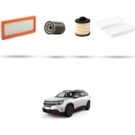 Kit tagliando 4 filtri compatibile con Citroen C5 Aircross 2.0 BlueHDi 130kw dal 2018 (1/5)