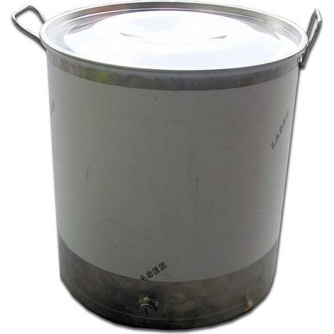 Bollitore 80 Litri con Maniche Acciaio Inox AISI 316