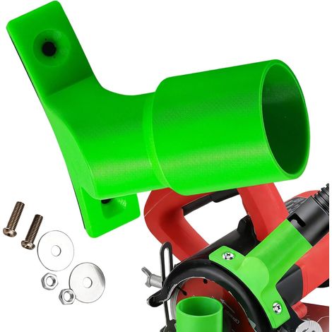 Adaptateur de port de poussière – Accessoire d'aspirateur 2 voies pour outils électriques  Répartiteur d'aspiration haute efficacité avec raccords abaisseurs flexibles pour le nettoyage de machine de (1/5)