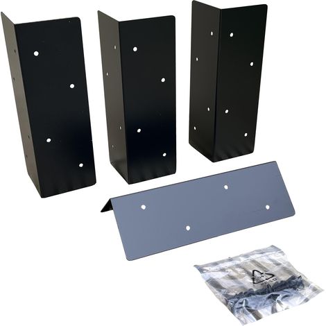 Metal Raised Garden Vegetable Bed Corner Brackets (Pack of 4) (1/5)