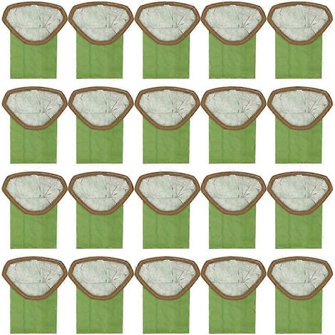 Sac filtrant de rechange pour aspirateur dorsal ProTeam GoFit 3 / Super QuarterVac (pièces détachées pour sac à poussière 107314, lot de 20) (1/5)