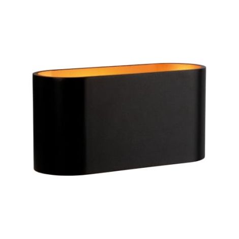 Spectrum - Applique murale intu00e9rieur bi-directionnelle - Squalla G9 noir - IP20 - Ru00e9f : SLIP006002