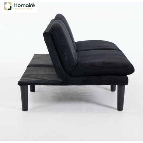 Canapé noir en noir 168 x 86 x 67 cm HOMAIRE (1/5)