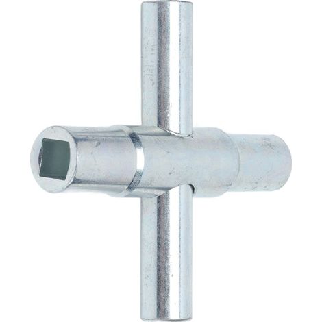 4 Way Sillcock Key 4in 1 robinet d'eau robinet croix clé outil manuel salle de bain clé outil (1/5)