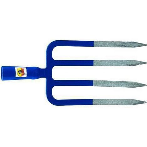 Blinky 63220-10 Styria Forca Vangare Testa Imperia 4 Denti Senza Manico Acciaio colore Blu