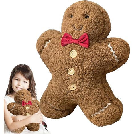 Peluche d'Épice Décoration d'Intérieur Mignonne et Douce Peluche De Noël Décoration De Fête Pour Adultes Garçons Salon Chambre Table De Chevet Fête (1/5)